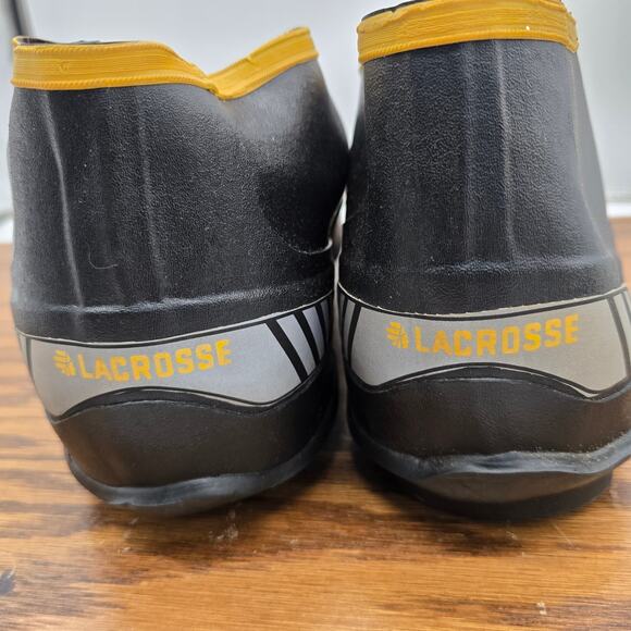 LaCrosse ATS 5" Tungsten Carbide Stud 2 Buckle Overshoe Mens 12 Black Waterproof - Picture 7 of 15